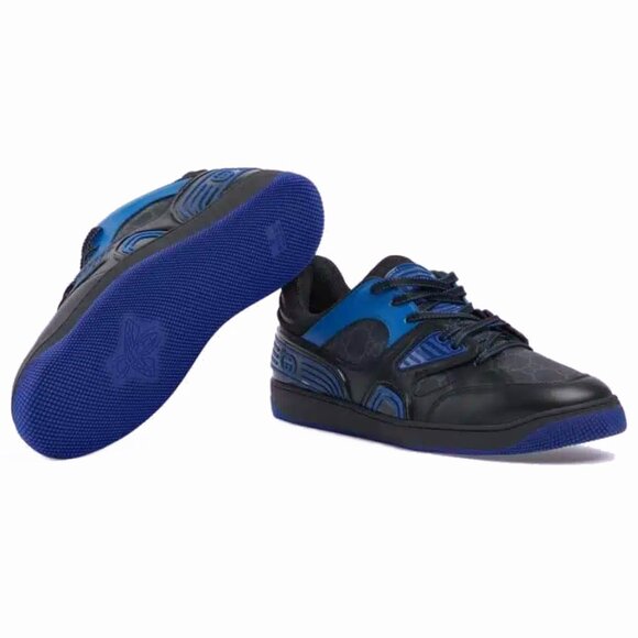 NEW GUCCI Demetra GG Supreme Canvas Basket Low Top Sneakers G 9.5 / US 10 Men's - Picture 12 of 13